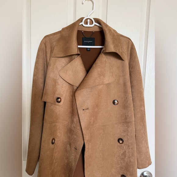 Banana Republic Caramel Trench Coat - Size XSP - Picture 2 of 5
